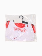 Купальник женский раздельный MINAKU, размер 42, цвет красный, белый - Фото 1