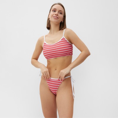 Купальник раздельный на завязках женский MINAKU, размер 44