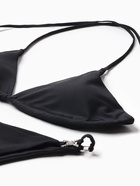 Купальник женский раздельный с блестящими вставками MINAKU, размер 44, чёрный - Фото 6