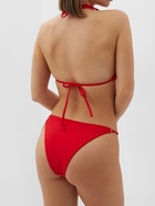 Купальник женский раздельный с блестящими вставками MINAKU, красный, размер 44 - Фото 3