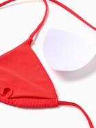 Купальник женский раздельный с блестящими вставками MINAKU, красный, размер 44 - Фото 6