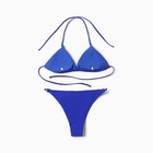 Купальник раздельный женский MINAKU цвет синий, размер 42 - фото 4405740