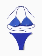 Купальник женский раздельный с блестящими вставками MINAKU, синий, размер 42 - Фото 9