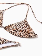 Купальник женский раздельный с блестящими вставками MINAKU, принт леопард, размер 42 - Фото 6