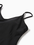 Купальник женский слитный однотонный MINAKU, размер 42, чёрный - Фото 4