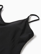 Купальник женский слитный однотонный MINAKU, размер 46, чёрный - Фото 4