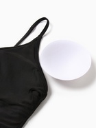 Купальник женский слитный однотонный MINAKU, размер 48, чёрный - Фото 10