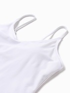 Купальник женский слитный однотонный MINAKU, размер 42, белый - Фото 6