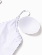 Купальник женский слитный однотонный MINAKU, размер 42, белый - Фото 8