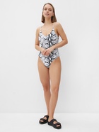 Купальник женский слитный со змеиным принтом MINAKU, размер 42 - Фото 2