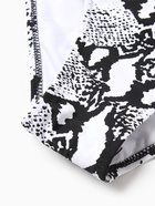 Купальник женский слитный со змеиным принтом MINAKU, размер 46 - Фото 6