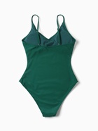 Купальник женский слитный классический MINAKU, размер 48, зелёный - Фото 9