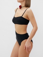 Купальник женский слитный с вырезом на животе MINAKU, размер 42, чёрный - Фото 2