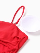 Купальник женский слитный с вырезом на животе MINAKU, размер 48, красный - Фото 7