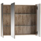 Зеркало шкаф для ванной комнаты «Домино» Bruno 80, левый/правый, 800×700×1460 мм, цвет дуб вотан - Фото 3