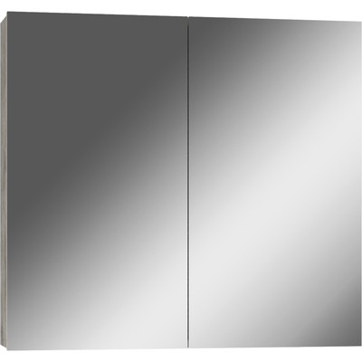 Зеркало шкаф для ванной комнаты «Айсберг. Мечта 60», 600×694 мм, цвет бетон