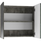 Зеркало шкаф для ванной комнаты «Айсберг. Мечта 60», 600×694 мм, цвет бетон - Фото 3