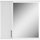 Зеркало шкаф для ванной комнаты «Домино» Charlie 80, левый, 800×201×782 мм, цвет белый - Фото 2