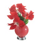 Ночник «Пуансеттия» 9хLED 4000К красный 15×15×40 см RISALUX - Фото 7