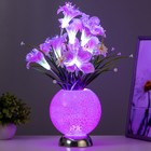 Ночник "Крокус" 9хLED 4000К розовый 15х15х40см RISALUX - фото 23284085