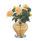 Ночник "Розы" 9хLED 4000К оранжевый 20х20х49см RISALUX - фото 23284132