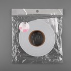 Лента клеевая нитепрошивная по долевой, 38 г, м², 20 мм, 50 м, белая - Фото 3