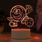 Светильник "Футбик" LED RGB от сети 13х9,5х12,6 см RISALUX - Фото 4