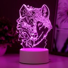 Светильник "Волк" LED RGB от сети 13,5х9,5х17,6 см RISALUX - Фото 5