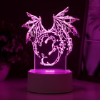 Светильник "Дракон" LED RGB от сети 14,2х9,5х16 см RISALUX - Фото 4