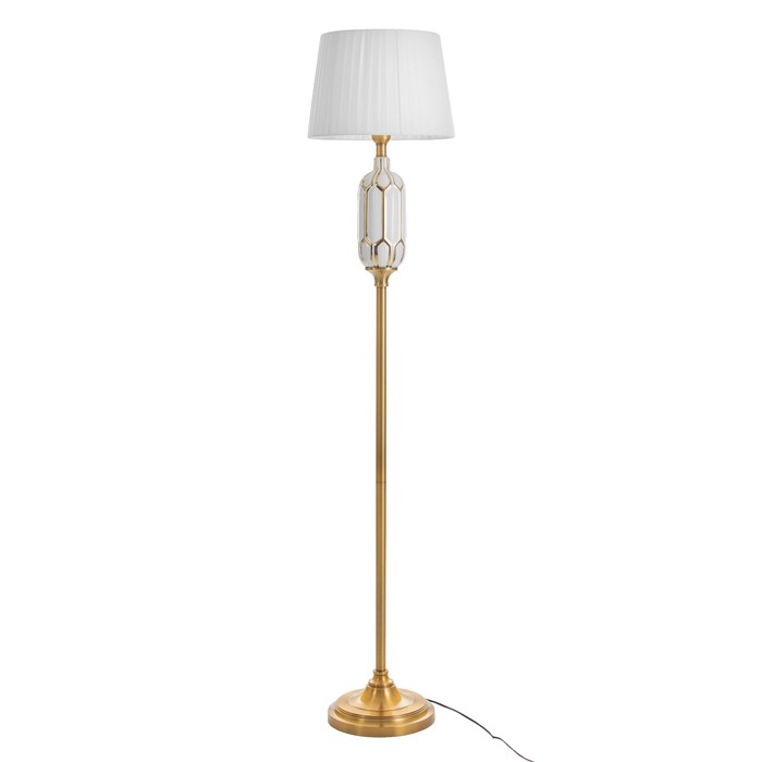 Торшер «Магда» Е27 40 Вт белый 30×30×156 см - Фото 1