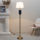 Торшер "Гжелла" Е27 40Вт синий 30х30х156см - фото 23338835