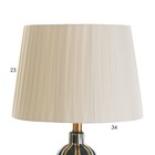 Торшер "Магда" Е27 40Вт зеленый 30х30х156см - фото 23338841