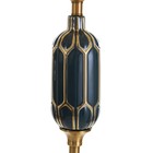 Торшер "Магда" Е27 40Вт зеленый 30х30х156см - фото 23338842