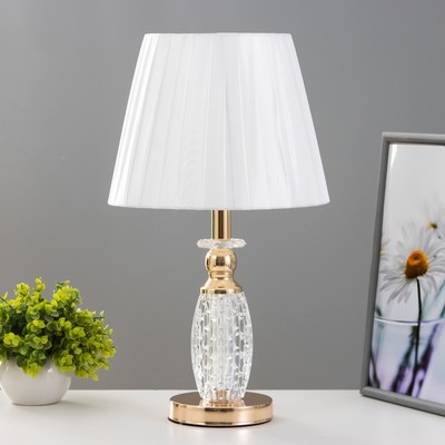 Настольная лампа «Мона» Е27 40 Вт золото 25×25×44 см RISALUX