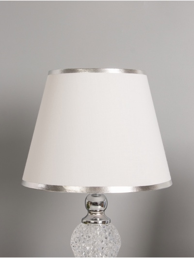 Настольная лампа «Инес» Е27 40 Вт хром 25×25×43 см RISALUX