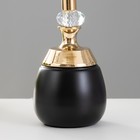 Настольная лампа «Лейла» Е27 40 Вт черно-золотой 25×25×41 см RISALUX 9809315 - фото 11608699