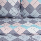 Постельное бельё Экономь и Я 1,5 сп Geometry 147х215см, 150х215см, 70х70см-2 шт, полисатин, 80г/м² - фото 23416297