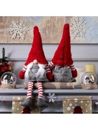 Фигура текстиль "Гном в фартуке" 47x14x9 см, 1 LED, AG10х3 (в компл.), Т/БЕЛЫЙ - фото 809318294