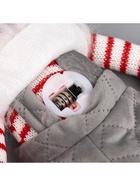 Фигура текстиль "Гном в шортах" 47x14x9 см, 1 LED, AG10х3 (в компл.), Т/БЕЛЫЙ - фото 809318296