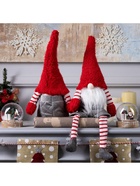 Фигура текстиль "Гном в шортах" 47x14x9 см, 1 LED, AG10х3 (в компл.), Т/БЕЛЫЙ - фото 809318297