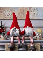 Фигура текстиль "Гном в шортах" 47x14x9 см, 1 LED, AG10х3 (в компл.), Т/БЕЛЫЙ - фото 809318298