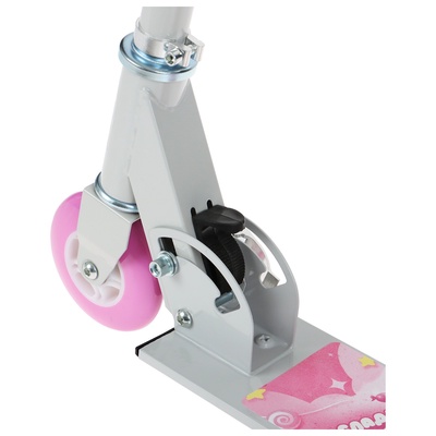 Самокат-снегокат 2 в 1 Snow Cat, колёса 100 мм, белый