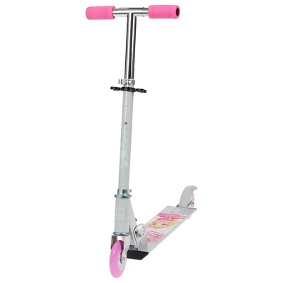 Самокат-снегокат 2 в 1 Snow Cat, колёса 100 мм, белый