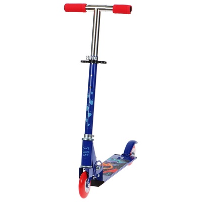 Самокат-снегокат 2 в 1 «Динозавры» Snow Cat, 100 мм