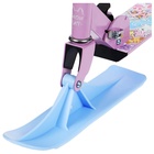 Самокат-снегокат 2 в 1 Snow Cat, колёса 120 мм, голубой, сиреневый - Фото 10