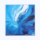 Бумага для скрапбукинга «Голубая краска», 30,5 х 32 см, 180 г/м² - Фото 3