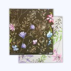 Бумага для скрапбукинга «Нежные цветы», 30,5 х 32 см, 180 г/м² - Фото 2