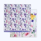 Бумага для скрапбукинга «Акварельные цветы», 30,5 х 32 см, 180 г/м² - Фото 2