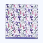 Бумага для скрапбукинга «Акварельные цветы», 30,5 х 32 см, 180 г/м² - Фото 4