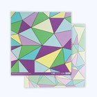 Бумага для скрапбукинга «Пастельная геометрия», 30,5 х 32 см, 180 г/м² - Фото 2